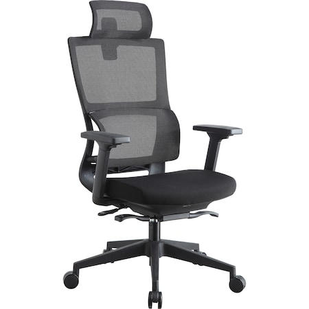 Lorell High Back Mesh Chair w/ Headrest 81998